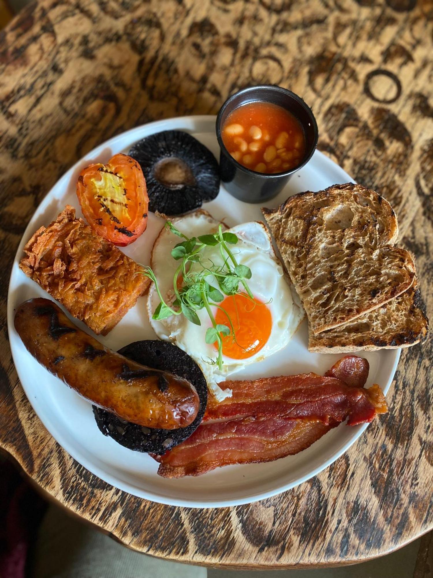 The George Inn Barford St Michael Luaran gambar English breakfast